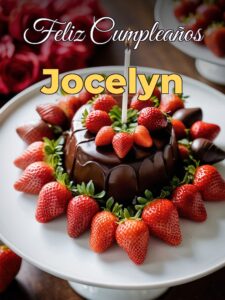 Feliz cumpleaños jocelyn
