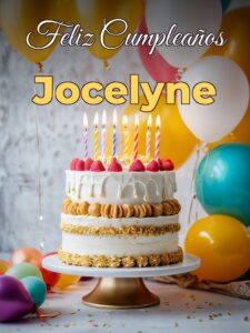 Feliz cumpleaños jocelyne