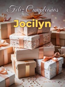 Feliz cumpleaños jocilyn