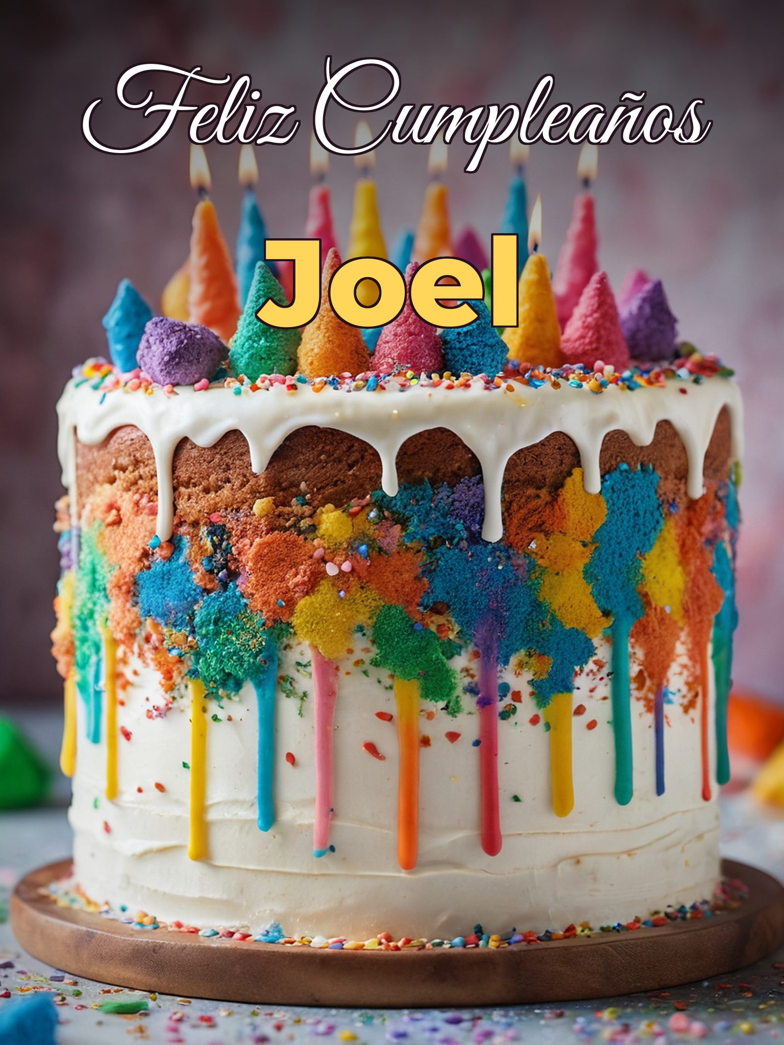 Feliz cumpleaños joel