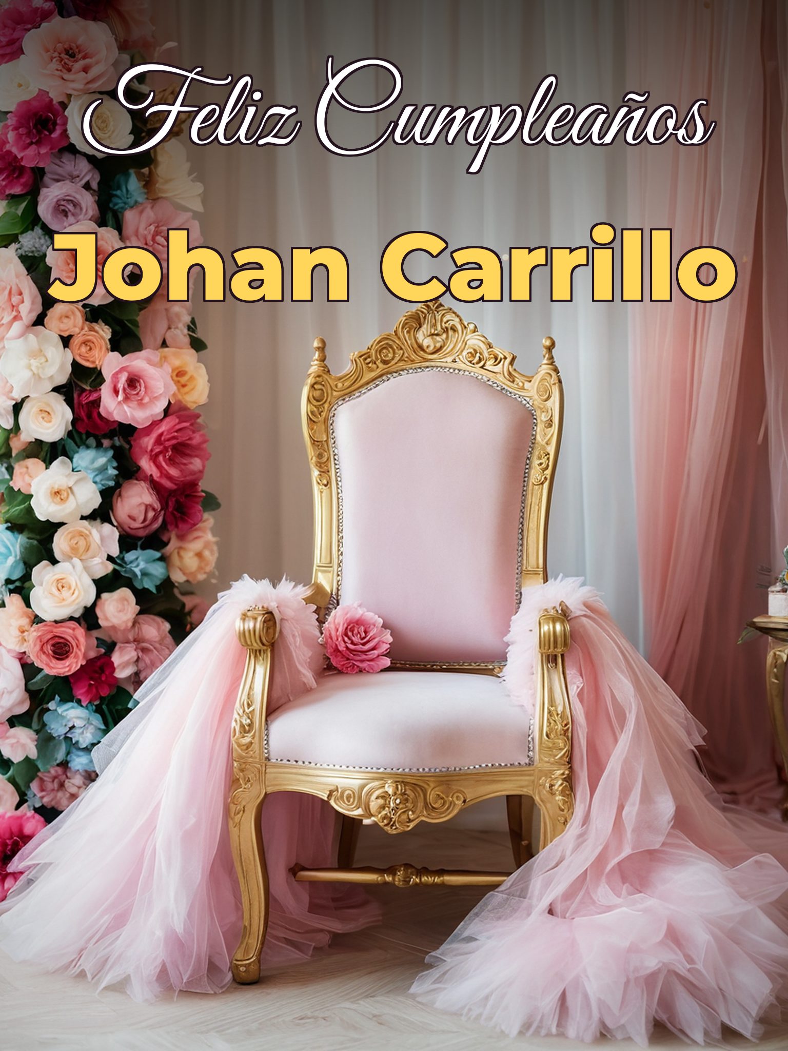 Feliz cumpleaños johan carrillo