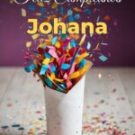 feliz cumpleaños johana