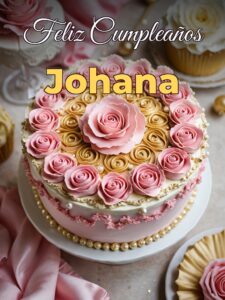 Feliz cumpleaños johana