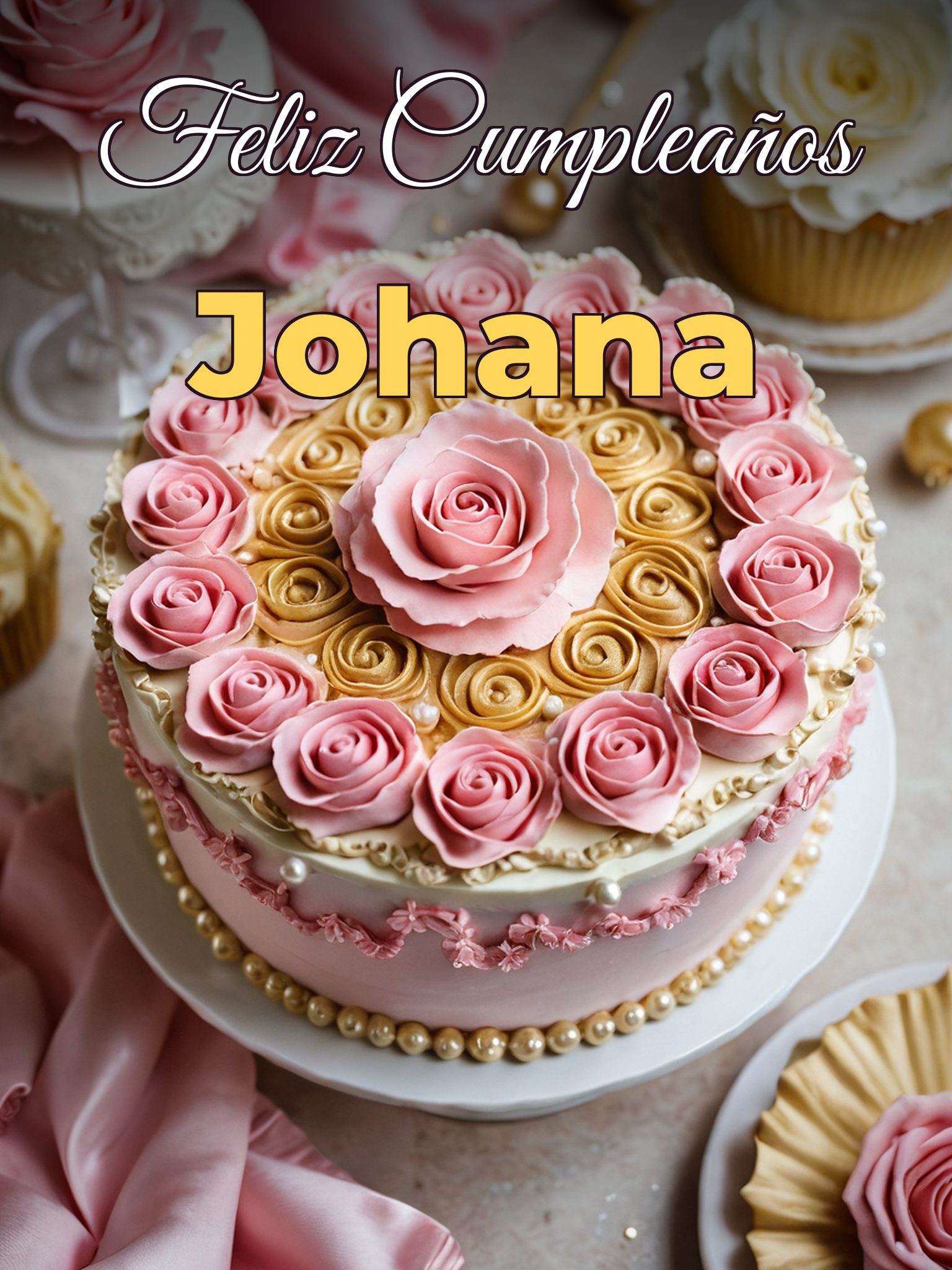 Feliz cumpleaños johana