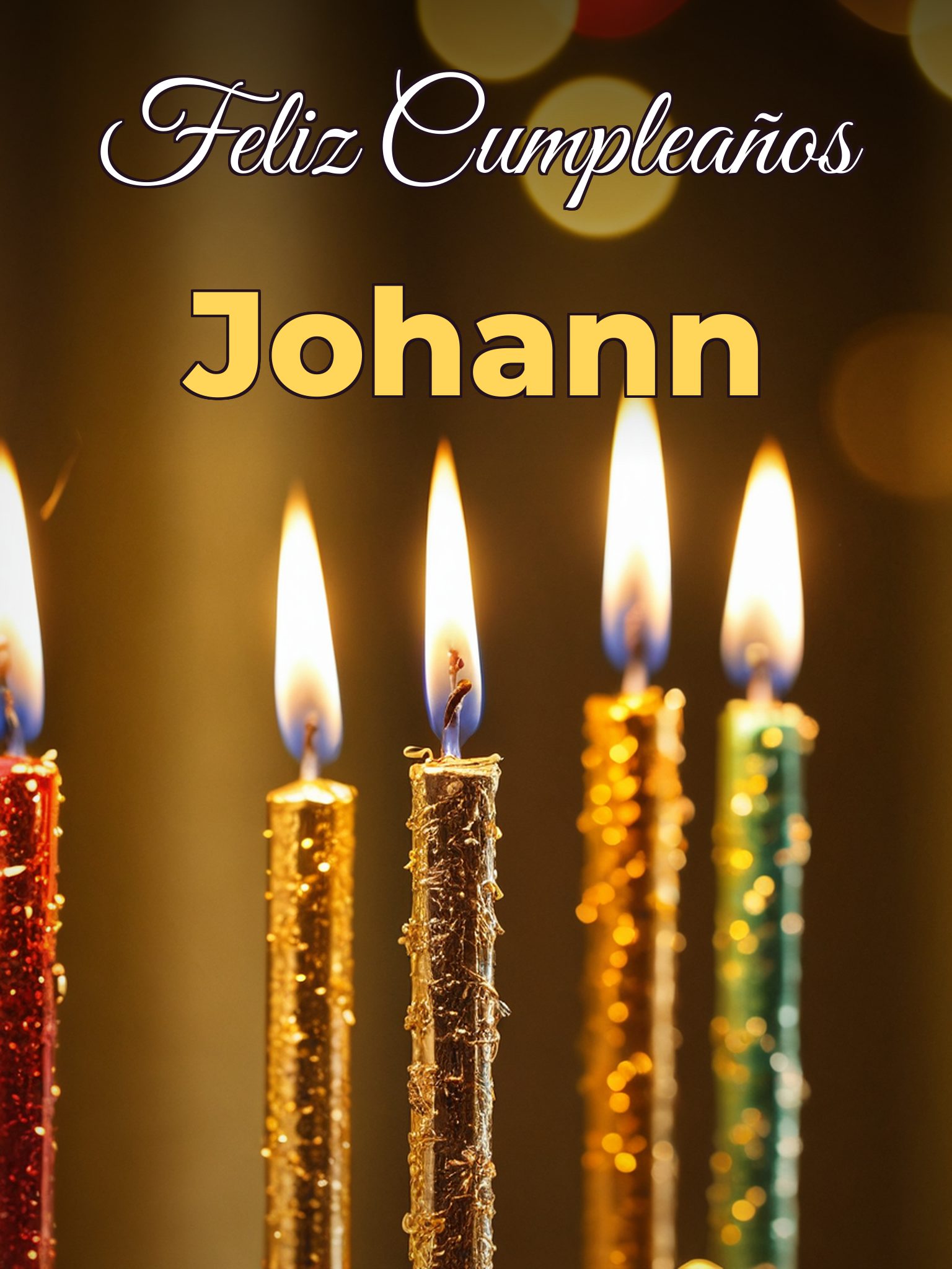 Feliz cumpleaños johann