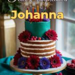 feliz cumpleaños johanna