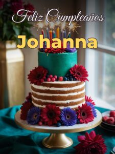 Feliz cumpleaños johanna