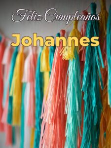 Feliz cumpleaños johannes