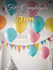 Feliz cumpleaños jon
