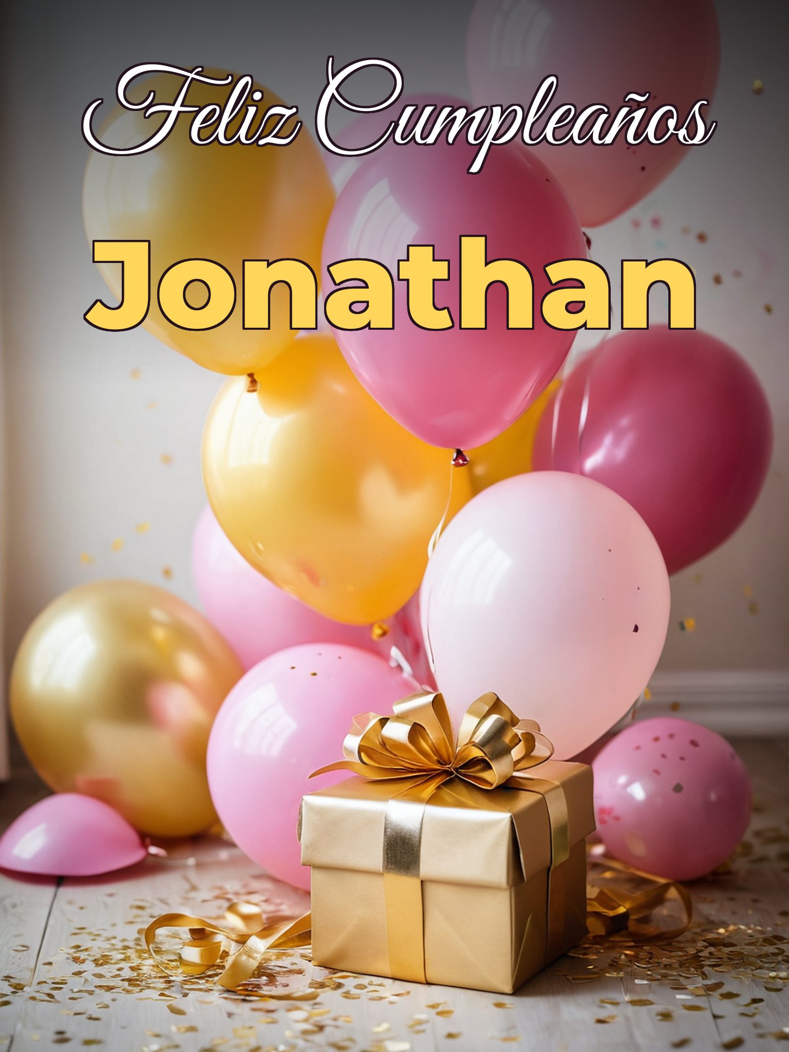Feliz cumpleaños jonathan
