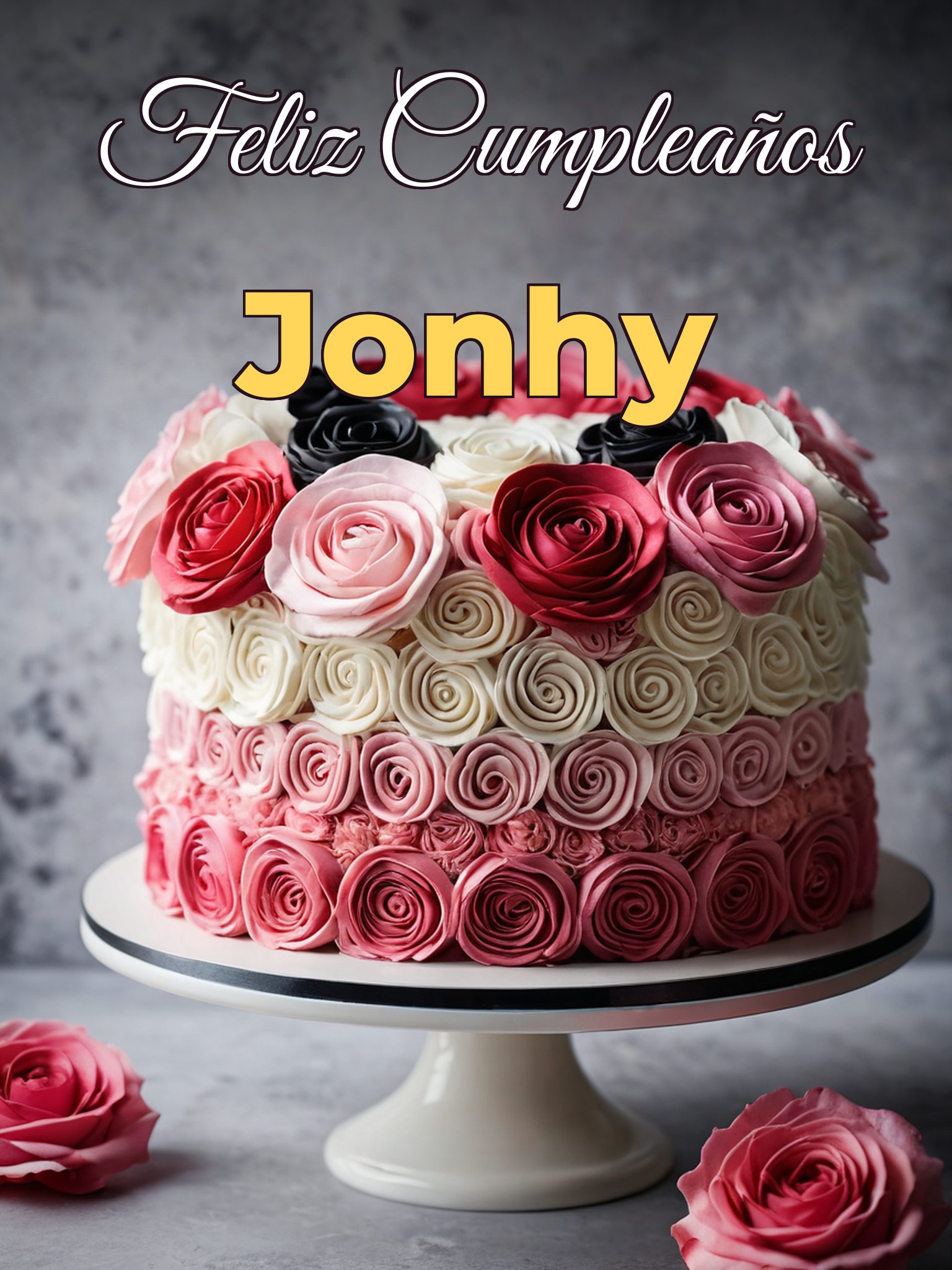 Feliz cumpleaños jonhy