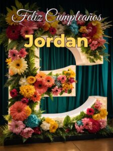 Feliz cumpleaños jordan