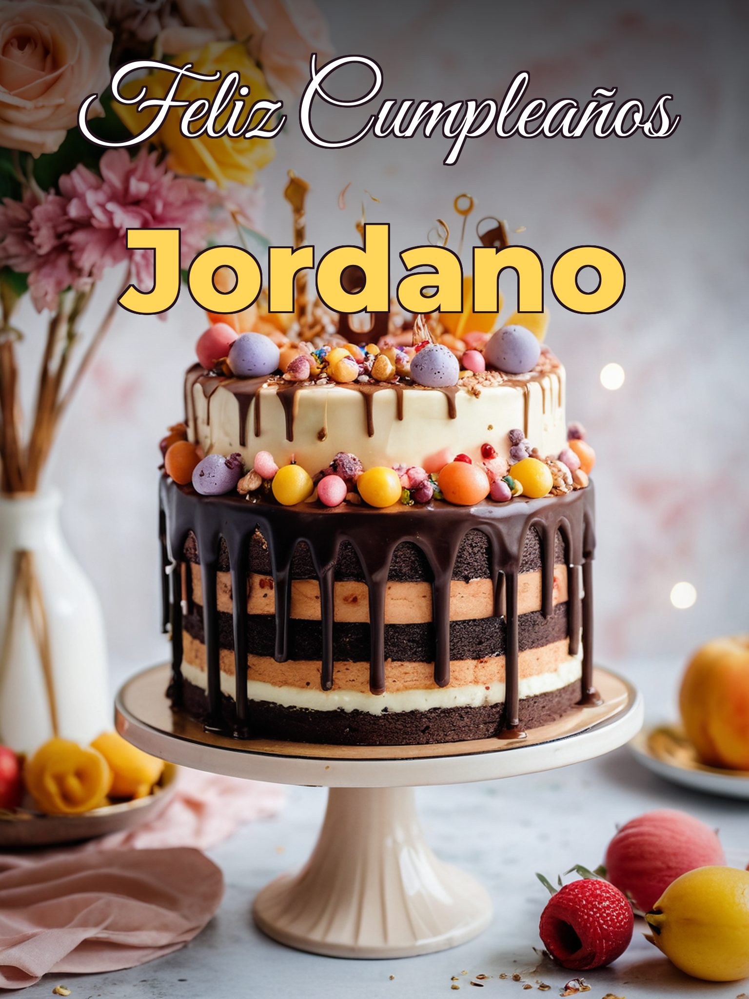Feliz cumpleaños jordano