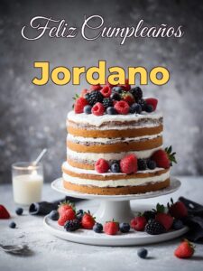 Feliz cumpleaños jordano