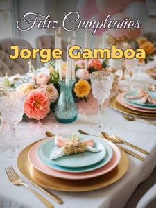 Feliz cumpleaños jorge gamboa