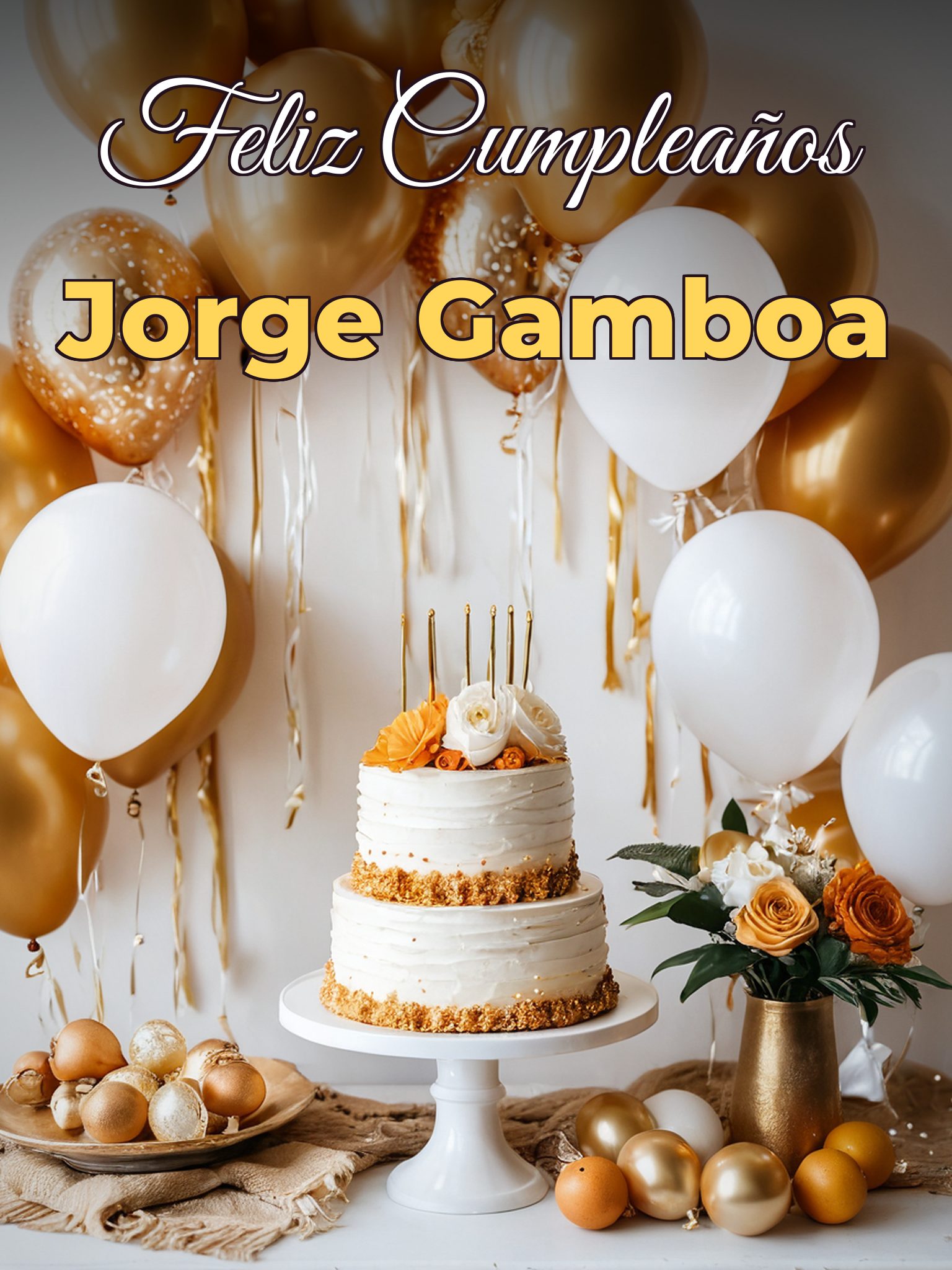 Feliz cumpleaños jorge gamboa