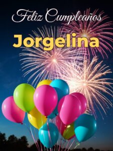 Feliz cumpleaños jorgelina