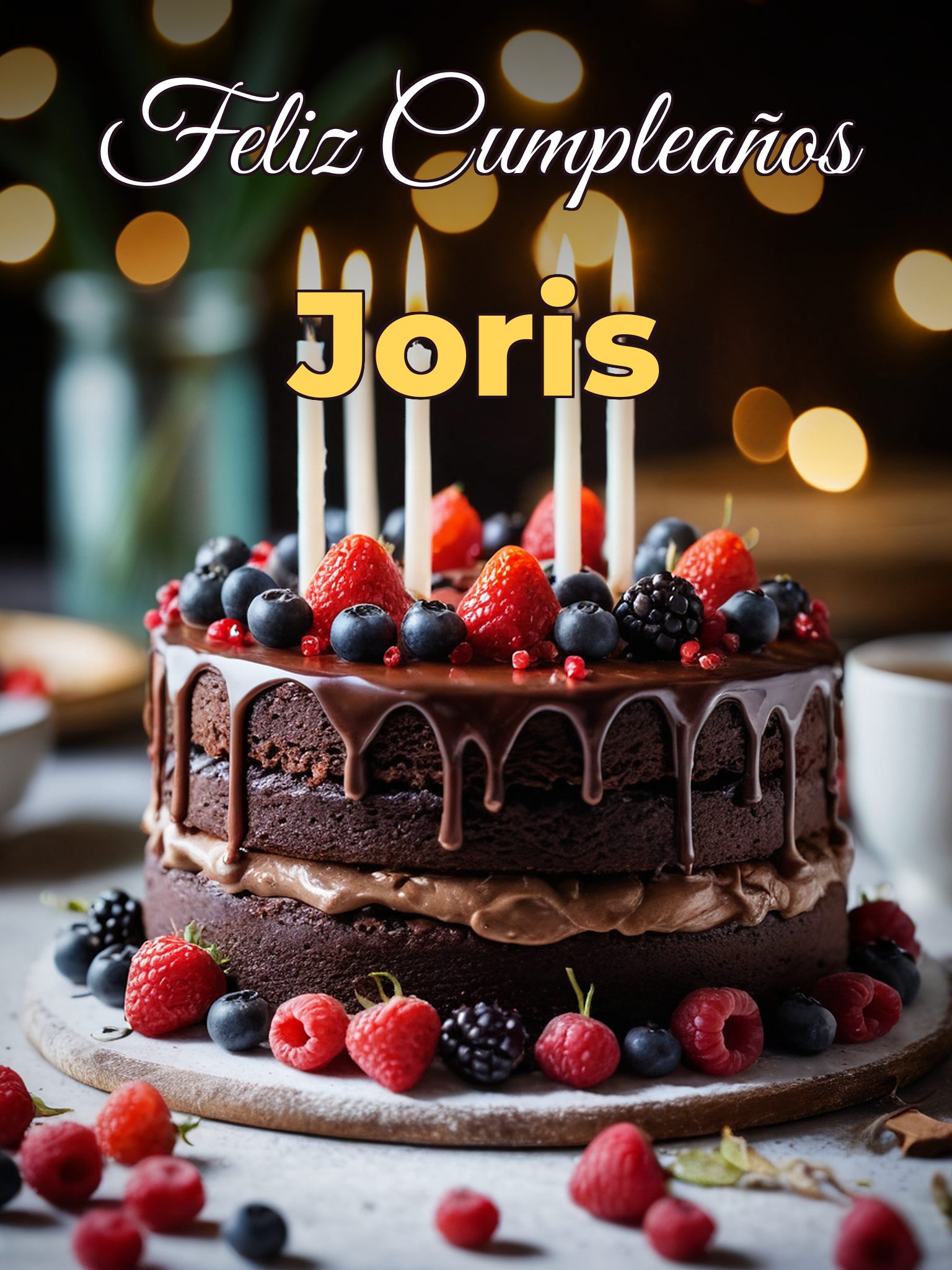 Feliz cumpleaños joris
