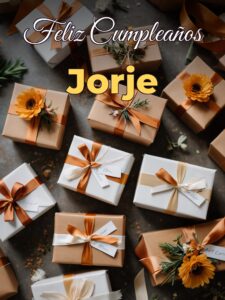 Feliz cumpleaños jorje