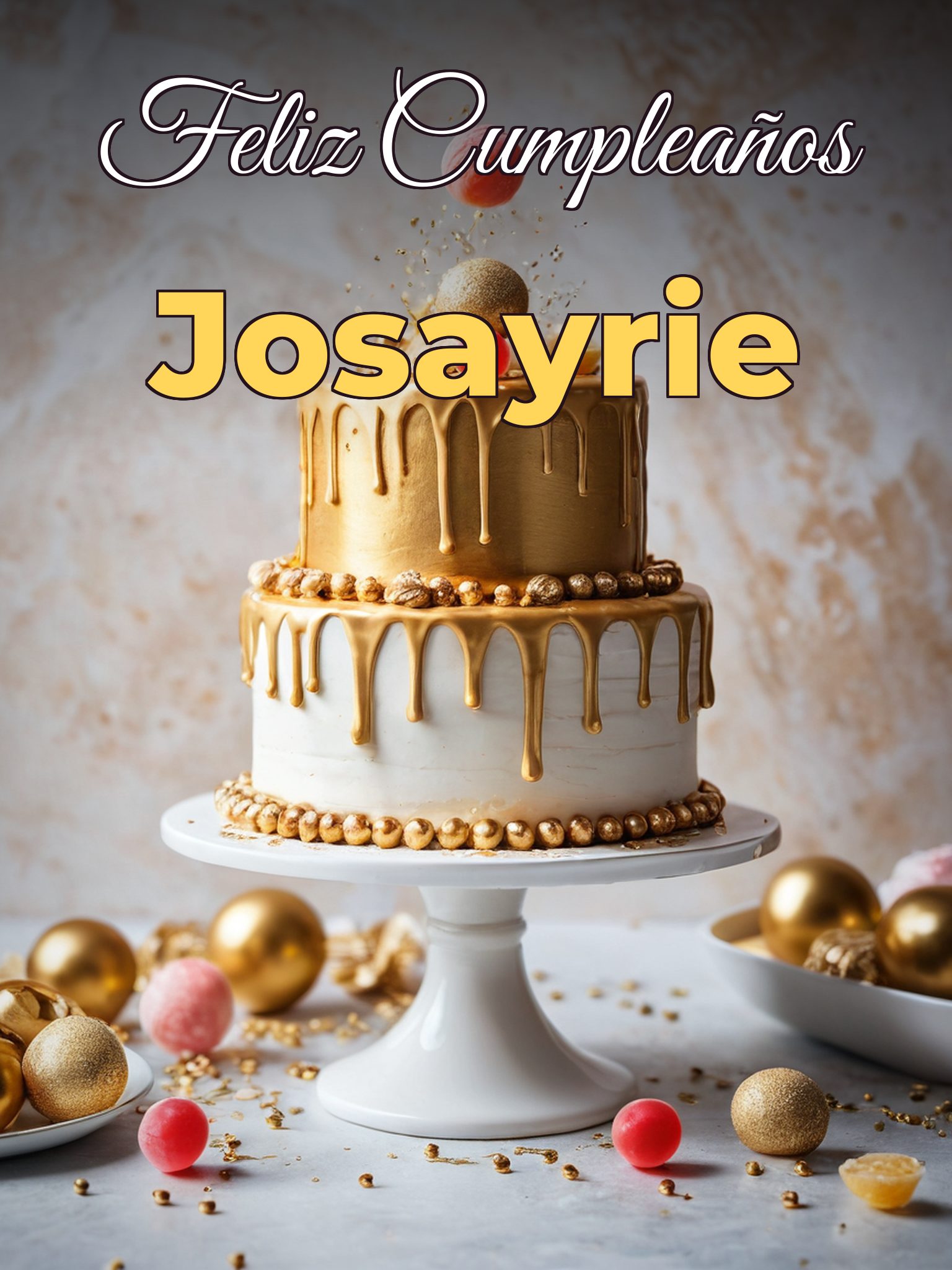 Feliz cumpleaños josayrie
