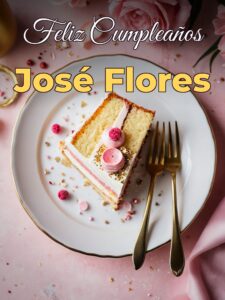 Feliz cumpleaños josé flores