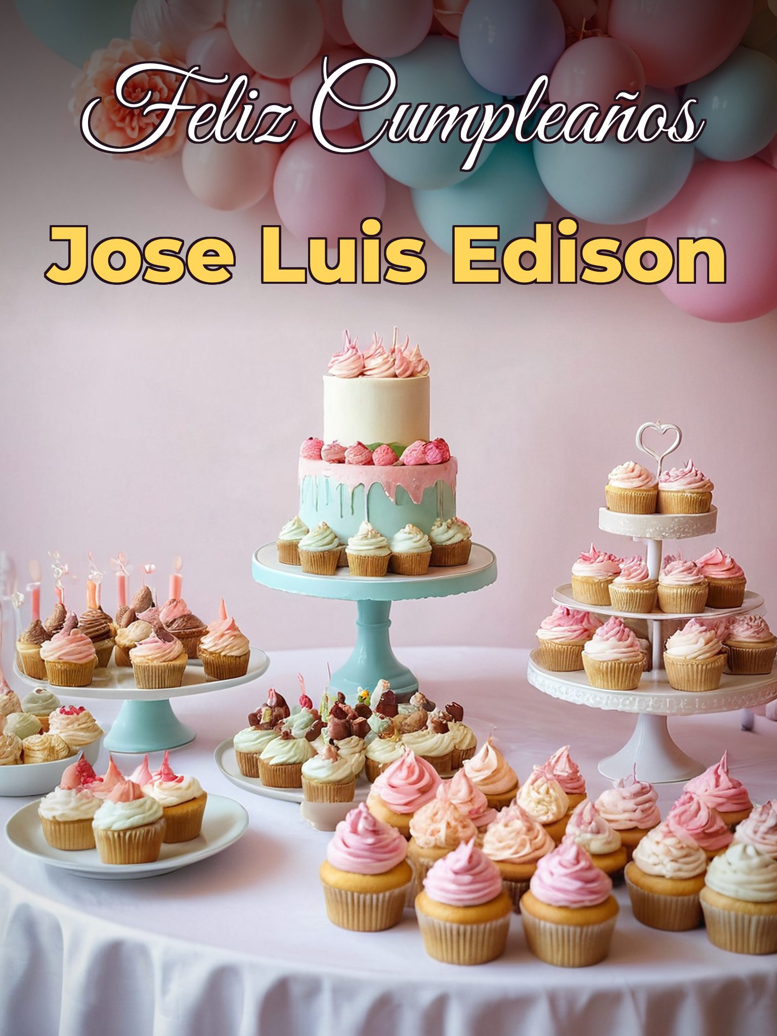 Feliz cumpleaños jose luis edison