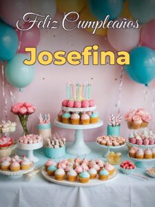 Feliz cumpleaños josefina