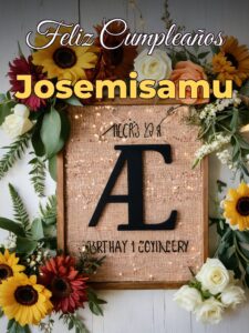 Feliz cumpleaños josemisamu