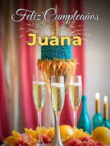 Feliz cumpleaños juana