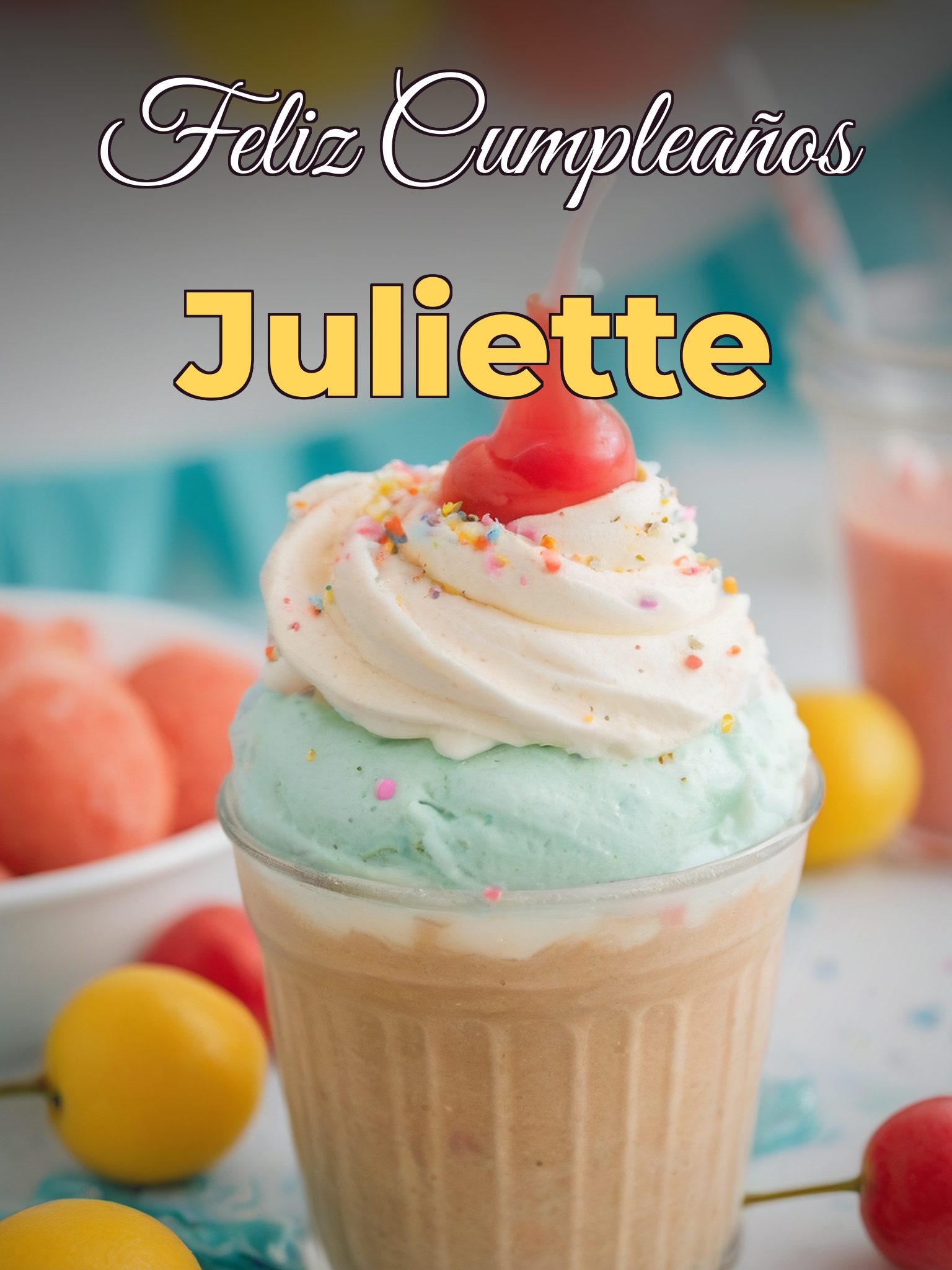 Feliz cumpleaños juliette