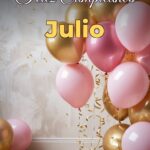 feliz cumpleaños julio