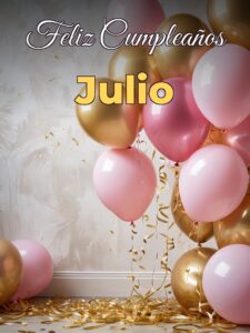 Feliz cumpleaños julio