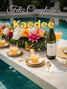 Feliz cumpleaños kaedee