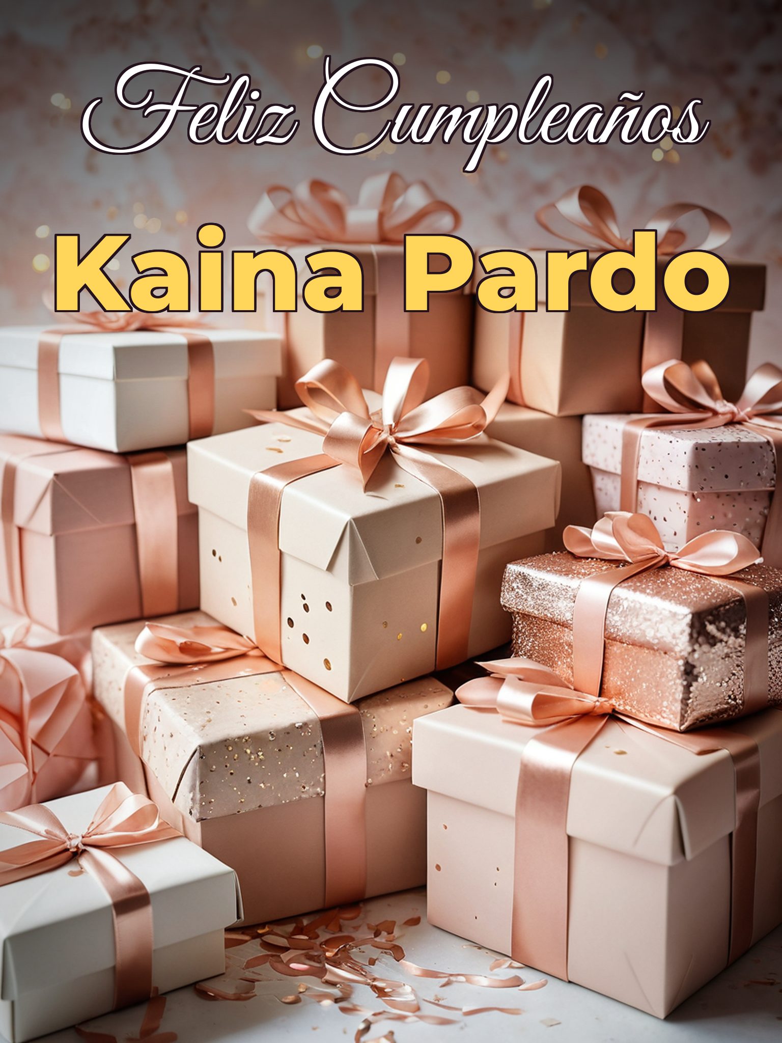 Feliz cumpleaños kaina pardo