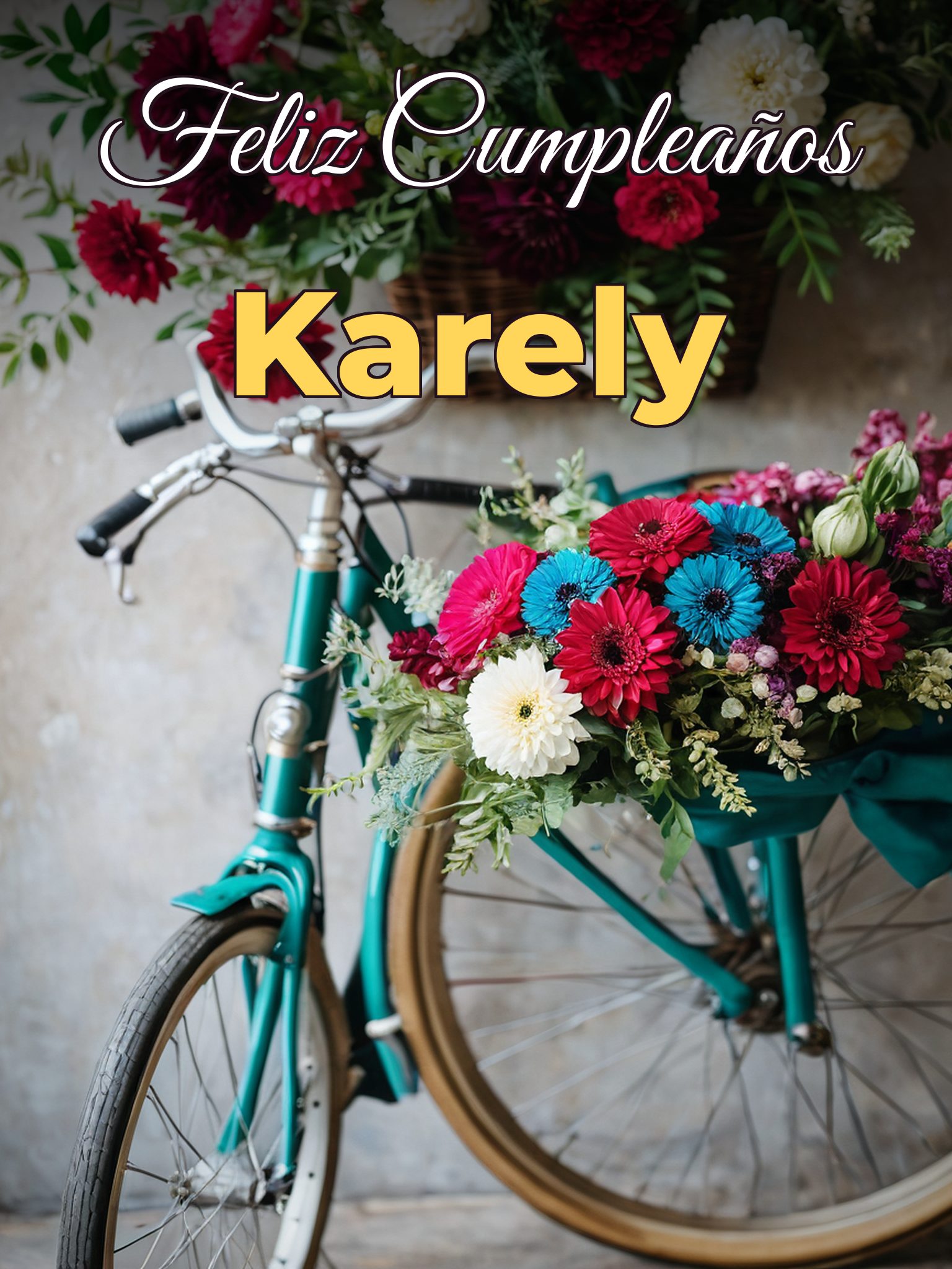 Feliz cumpleaños karely