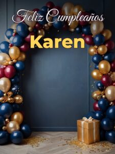 Feliz cumpleaños karen