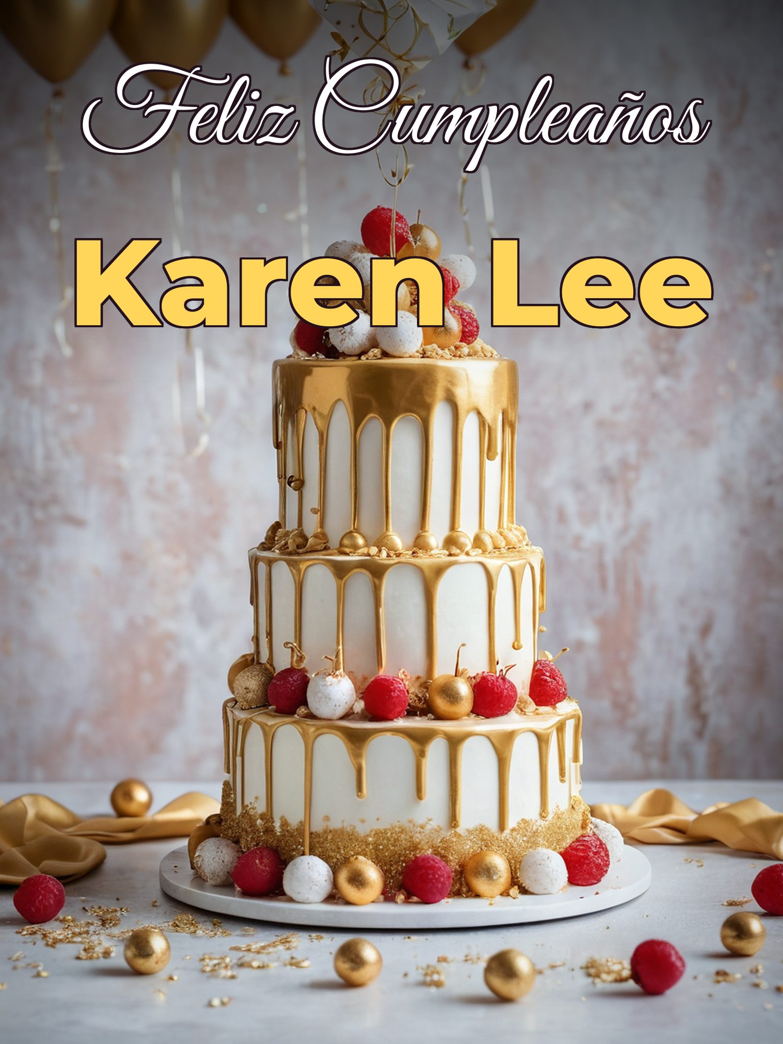 Feliz cumpleaños karen lee