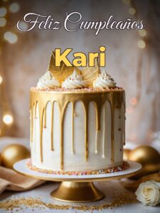 Feliz cumpleaños kari