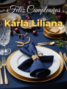 Feliz cumpleaños karla liliana