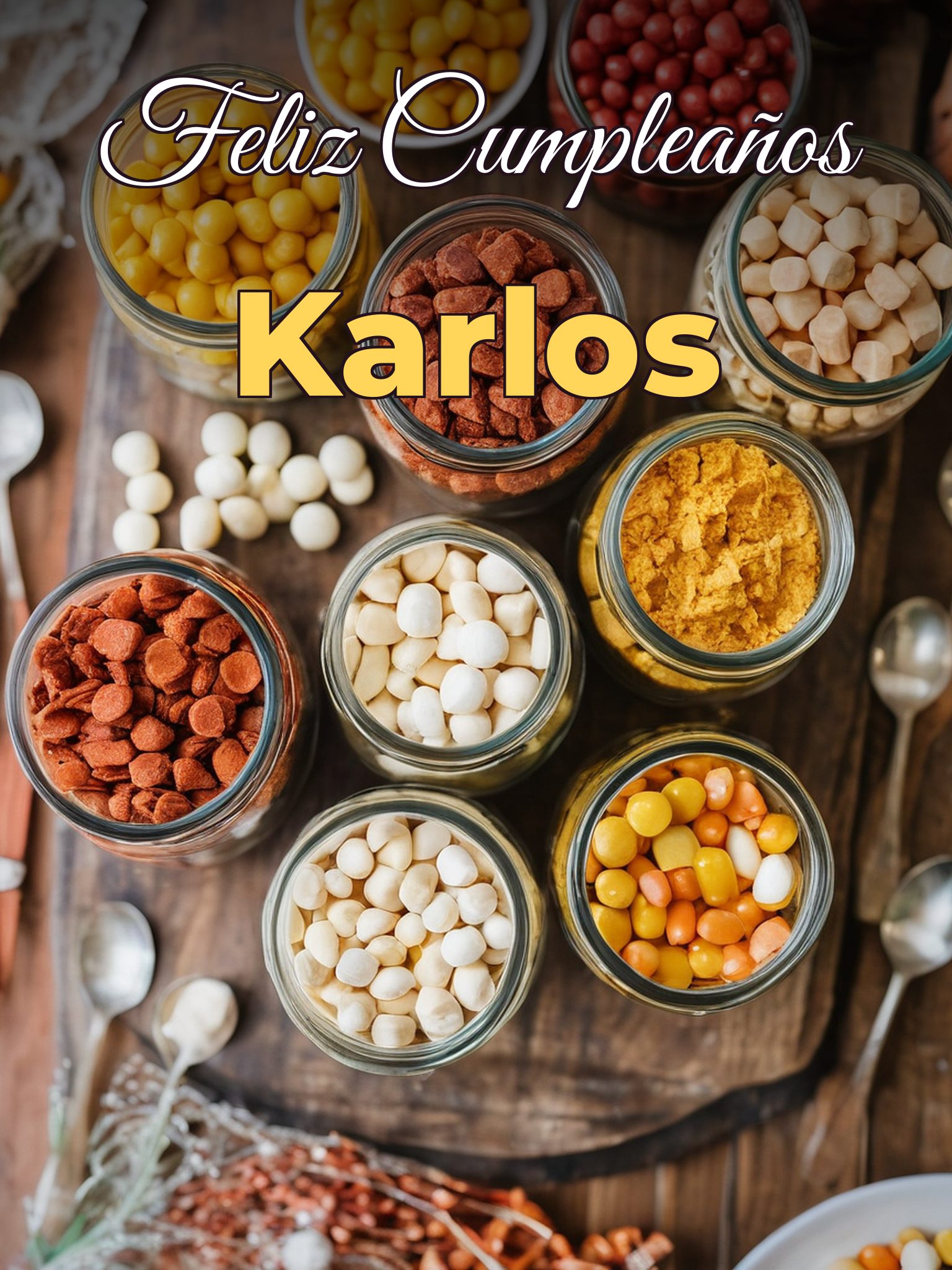 Feliz cumpleaños karlos