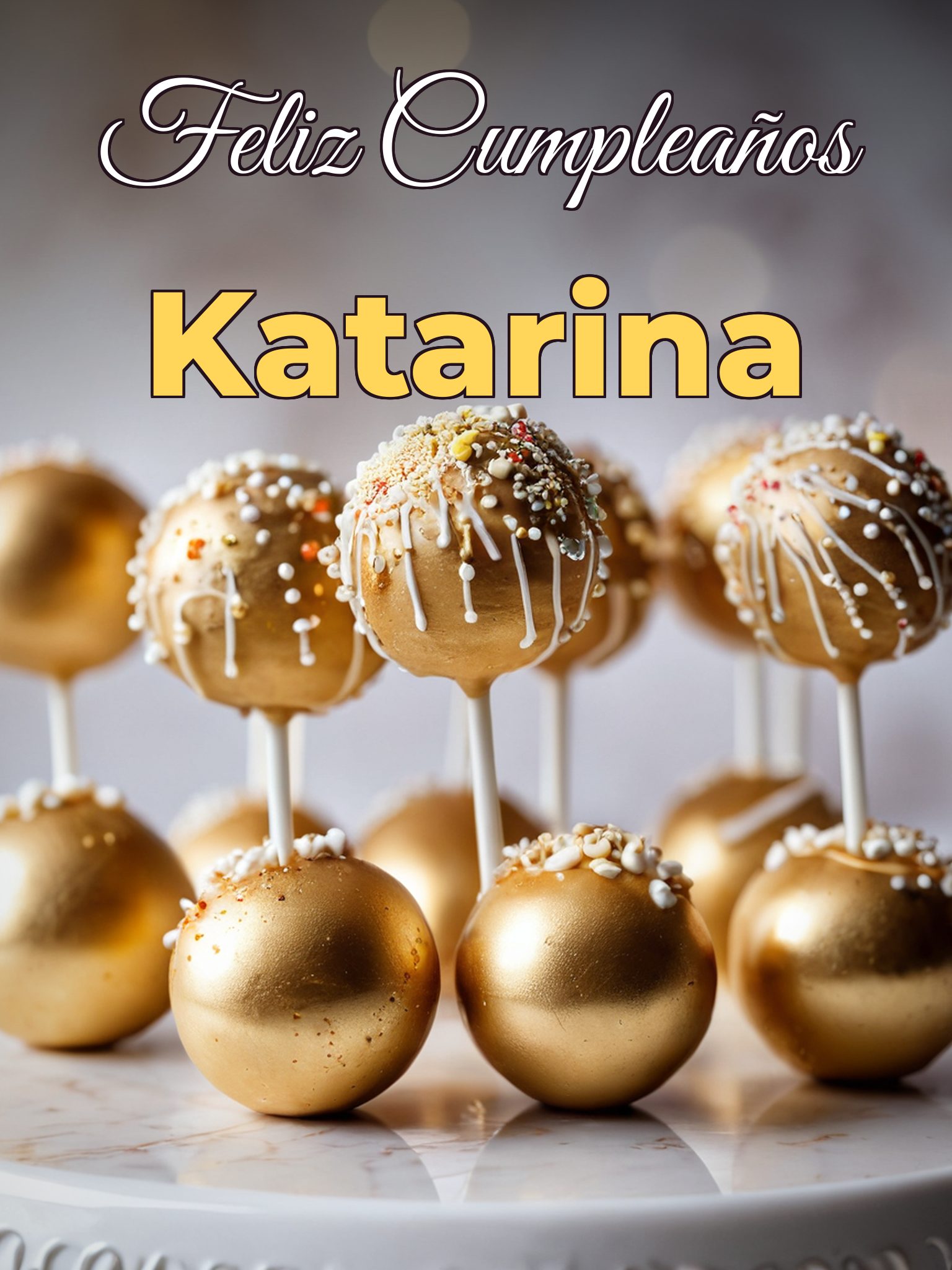 Feliz cumpleaños katarina