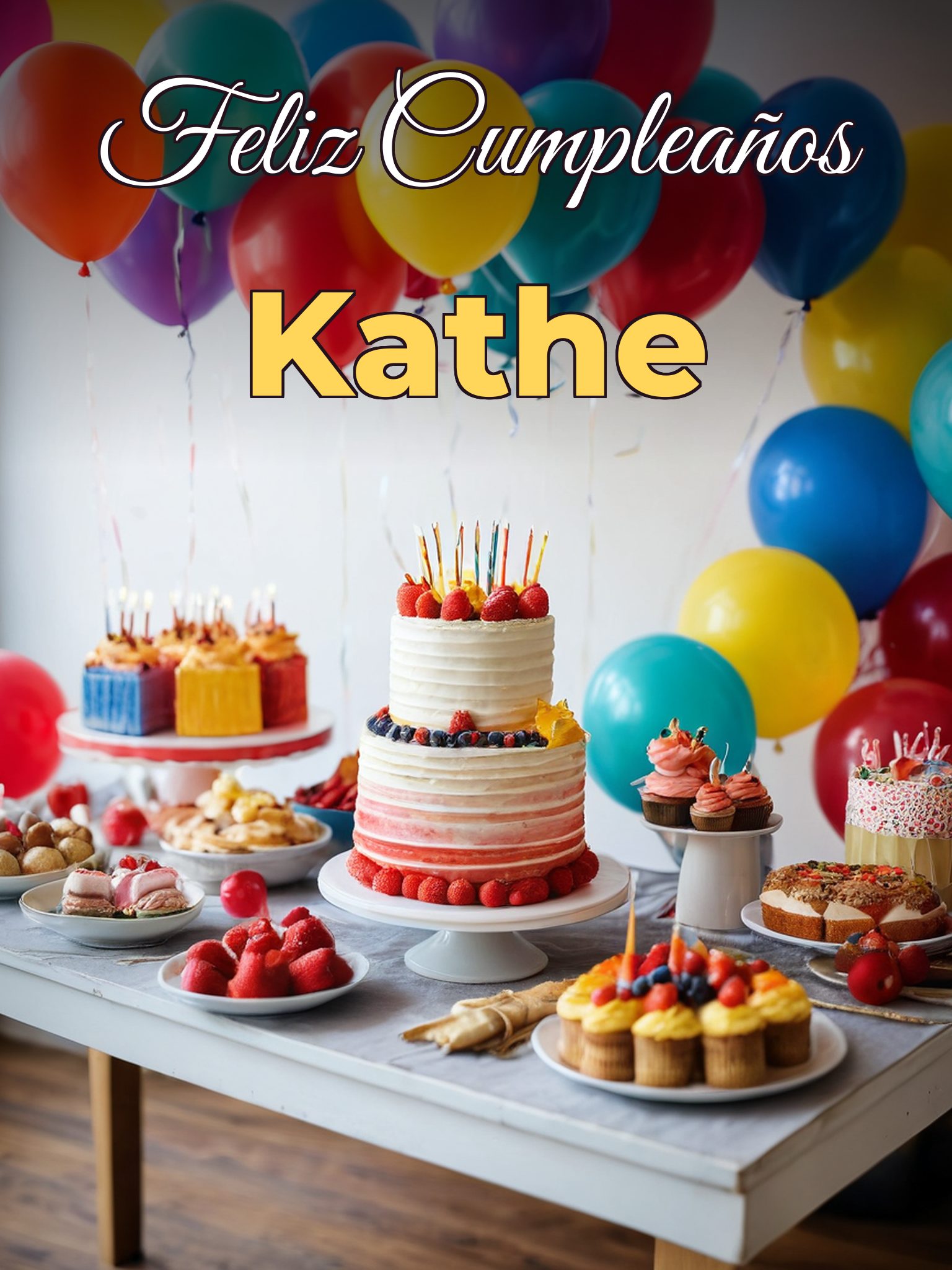 Feliz cumpleaños kathe