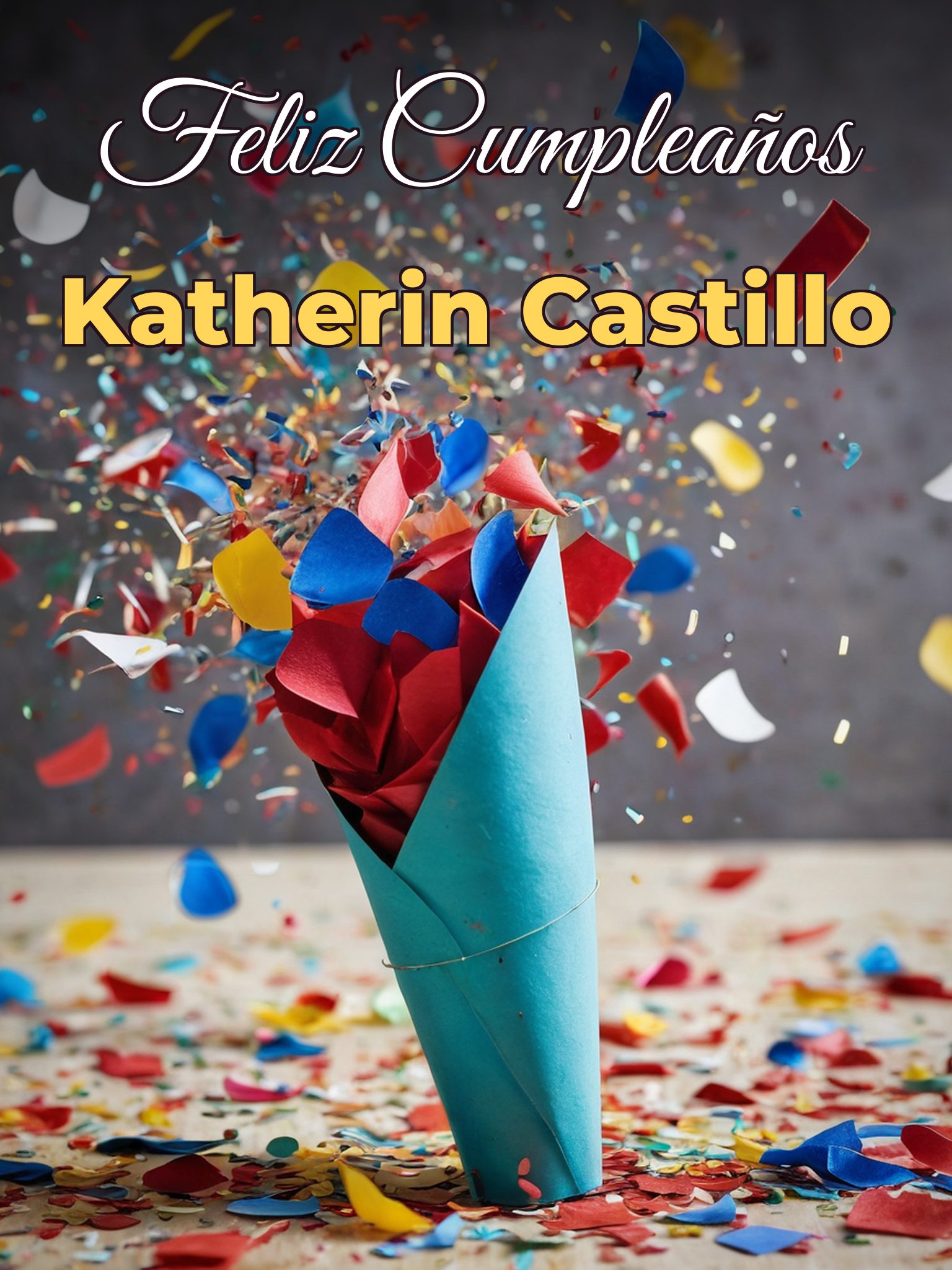 Feliz cumpleaños katherin castillo