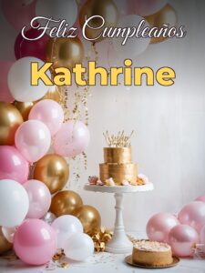 Feliz cumpleaños kathrine