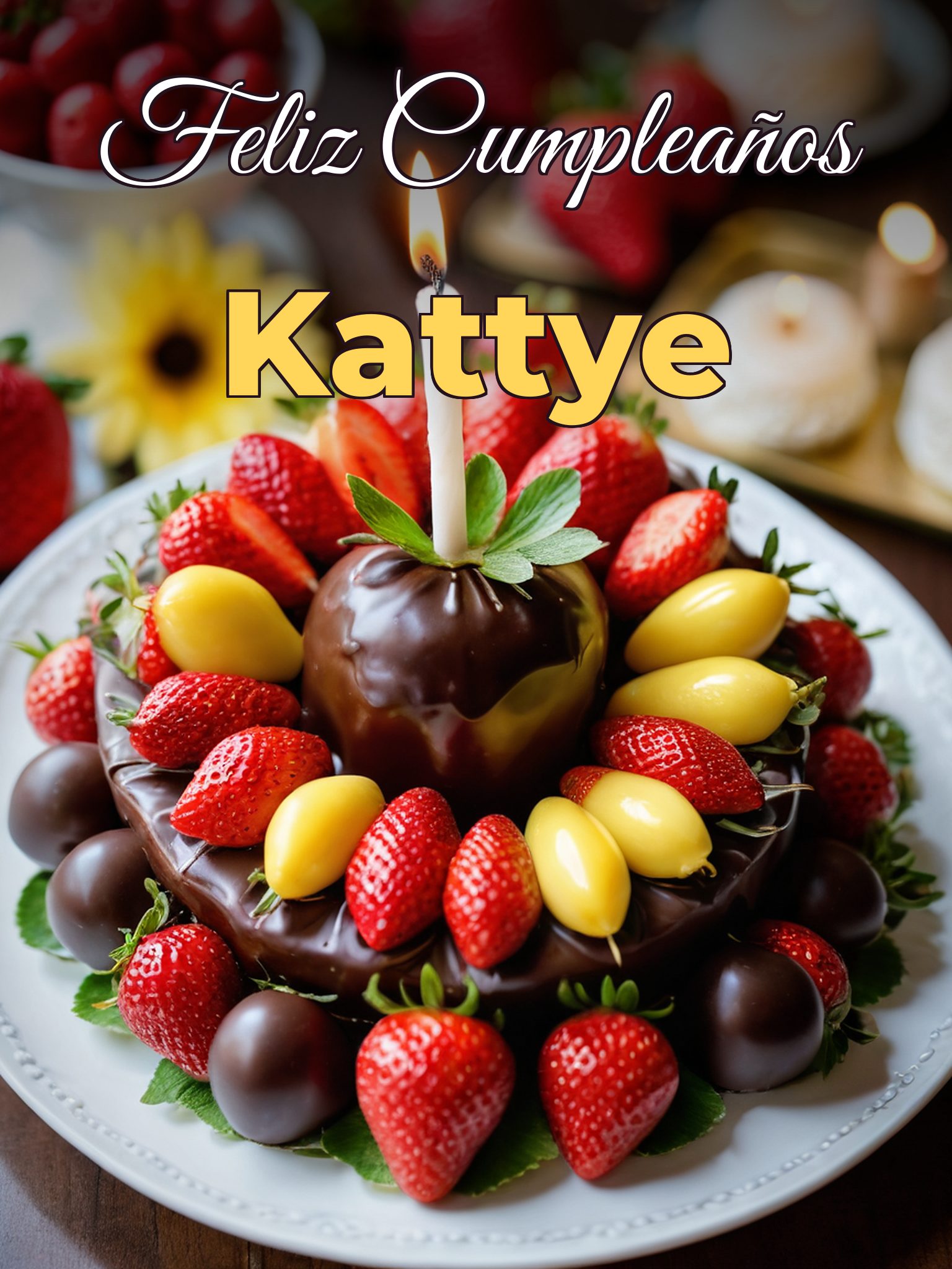 Feliz cumpleaños kattye