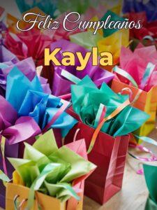 Feliz cumpleaños kayla
