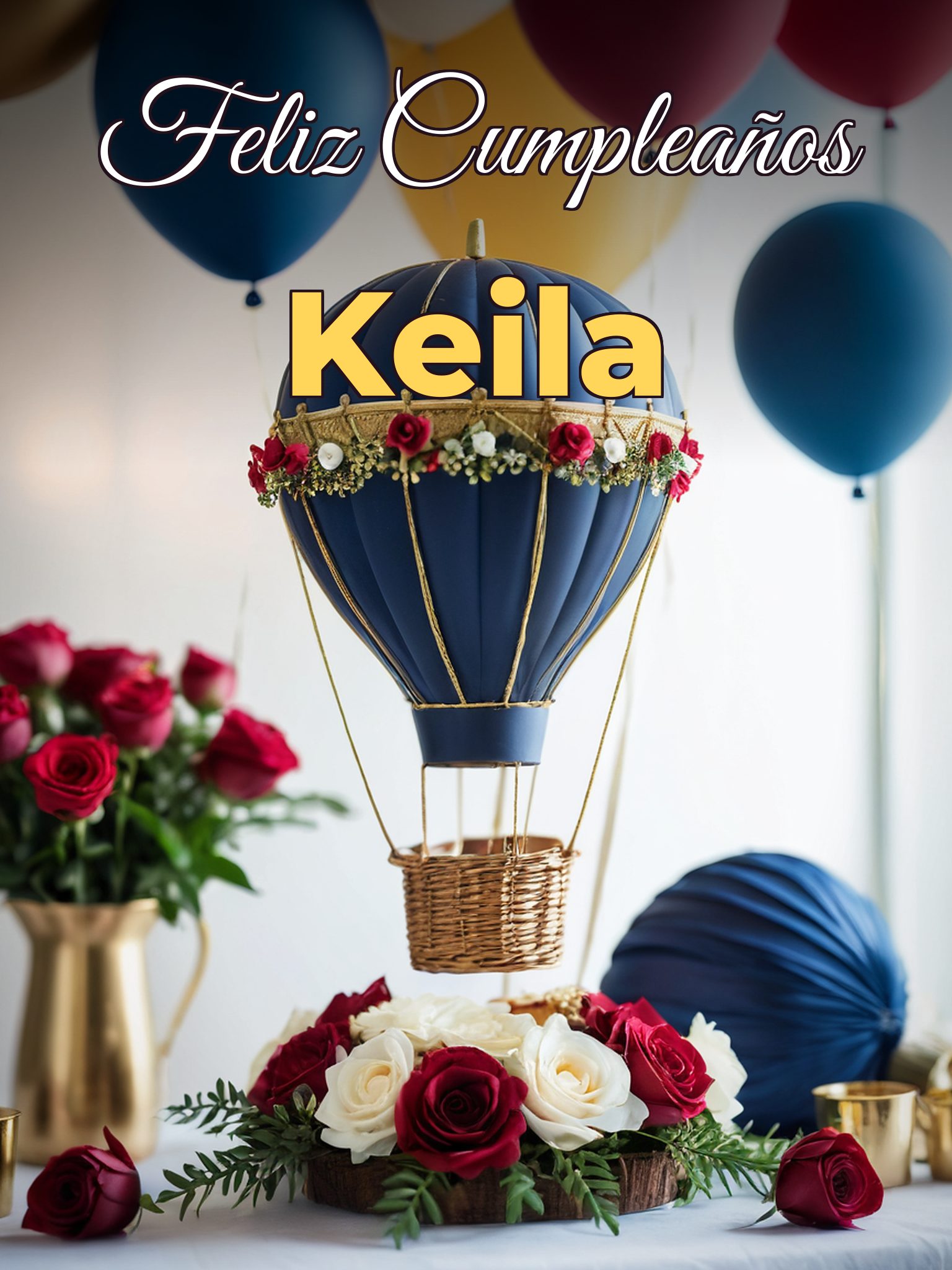 Feliz cumpleaños keila