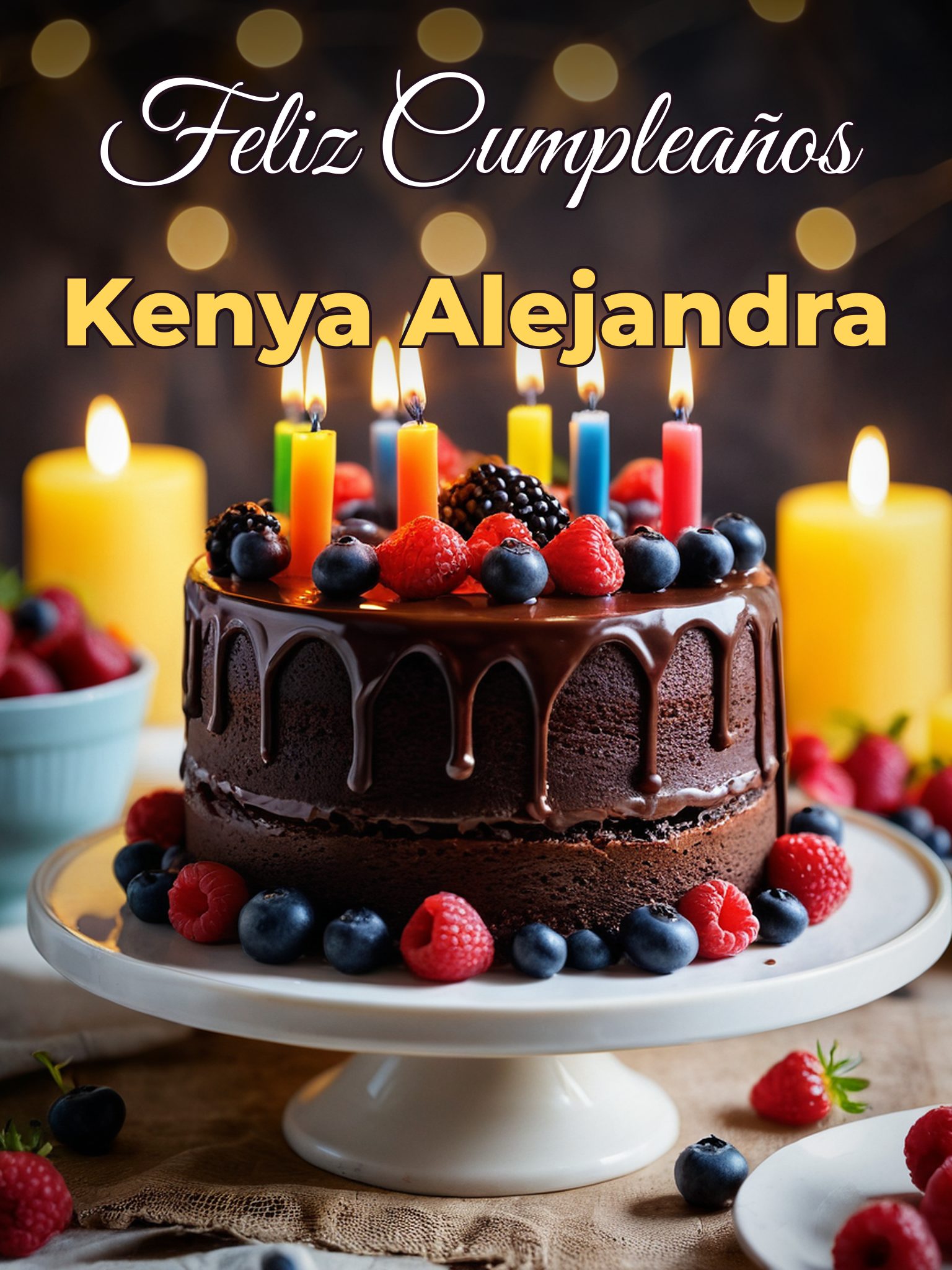 Feliz cumpleaños kenya alejandra