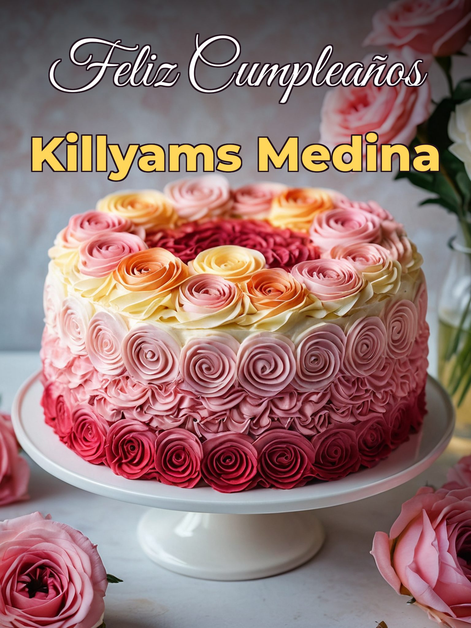 Feliz cumpleaños killyams medina