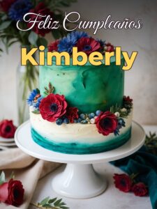 Feliz cumpleaños kimberly